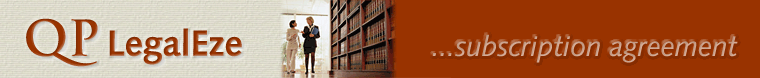 QP Legaleze - Subscription Agreement