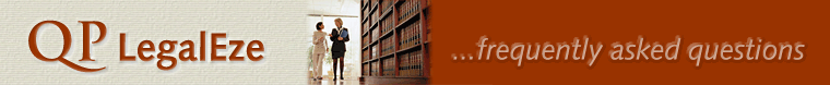 QP Legaleze - Frequently Asked Questions